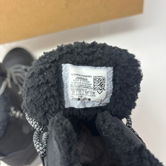 Merrell Women's Antora Sneaker Boot Waterproof Size 6.5 Black J066944 - Picture 6 of 6